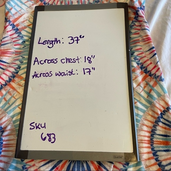 Tribal Jeans sleeveless red white blue circle midi  dress - Picture 7 of 9